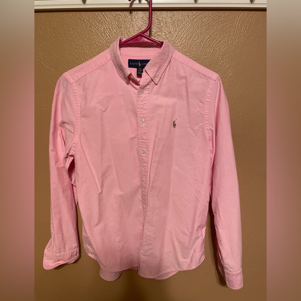 Ralph Lauren Long Sleeve boys Oxford shirt.